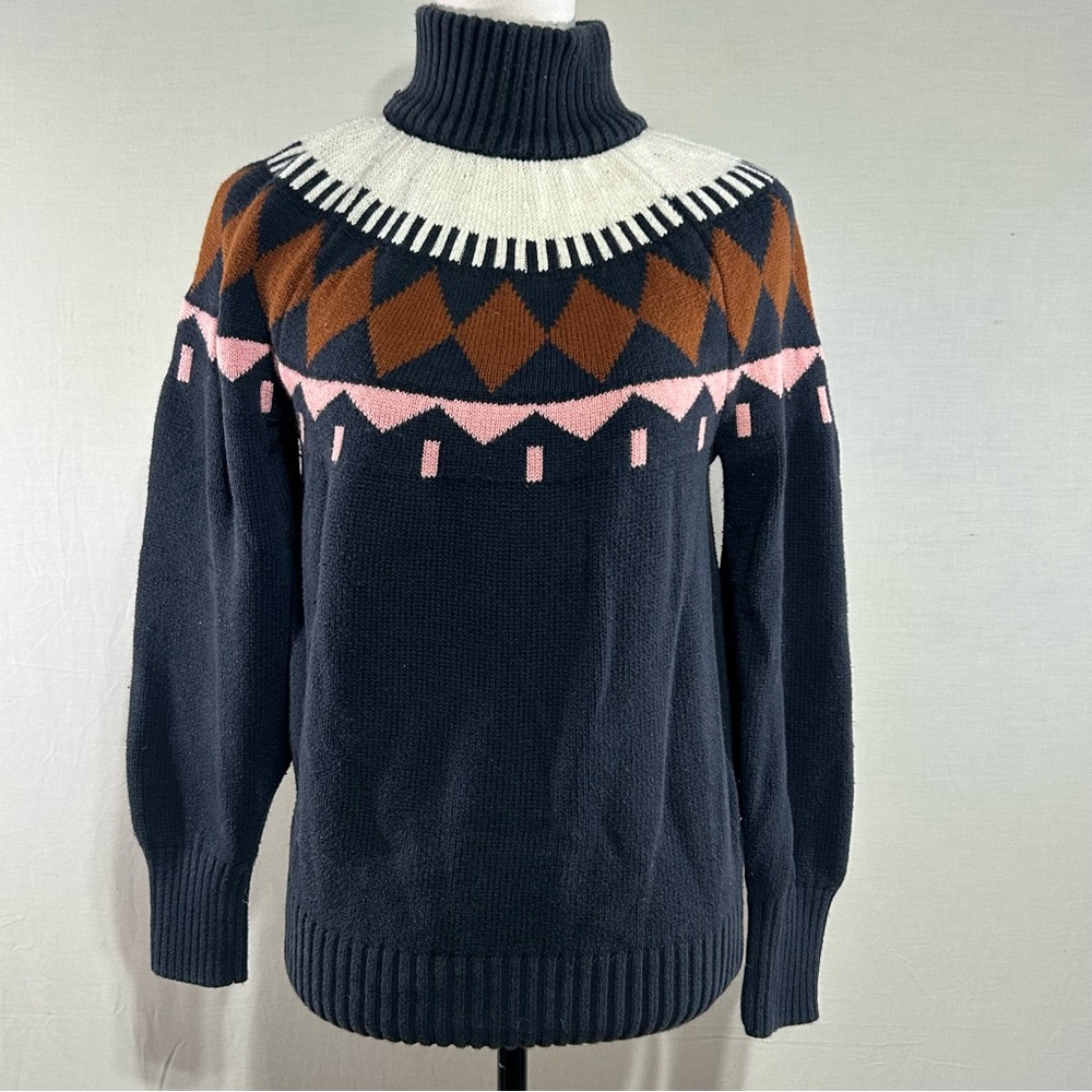 Free Assembly Women's Fair Isle Sweater, size M